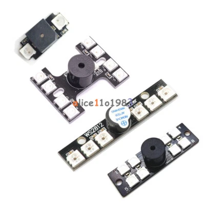 WS2812B RGB 2/6/8 LED Strip 5V Buzzer Dual Modes for Arduino FPV RC Quadcopter - Image 1 of 4
