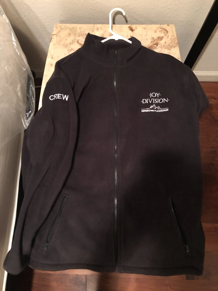 Chaqueta polar XL vintage Joy Division bordada con cremallera Foto 1 de 4