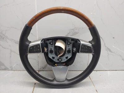 2008 CADILLAC STS HEATED STEERING WHEEL W/ WOOD TRIM *DENT IN ALUMINUM* - Image 1 of 4