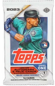 SINGLE PACK of 2023 Topps Series 1 Baseball Hobby Box (14-CARDS PER PACK) - Picture 1 of 1
