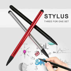 3x Capacitive Pens Touch Screen Pen For Tablet iPad Phone Samsung PC