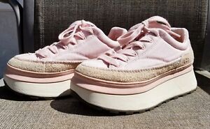 Ugg Platform Sneakers, Pink, sz 8, pre-owned, excellent condition