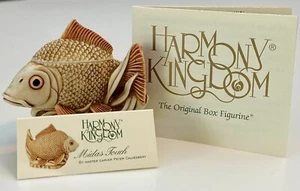 Estatuilla de mármol Harmony Kingdom Midas Touch Gold Fish de colección. Nuevo en caja. Reino Unido - Imagen 1 de 12