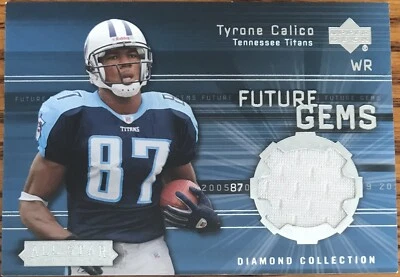2004 UD Diamond All-Star Future Gems Jersey Tyrone Calico FG-TC Tennessee Titans - Image 1 of 2