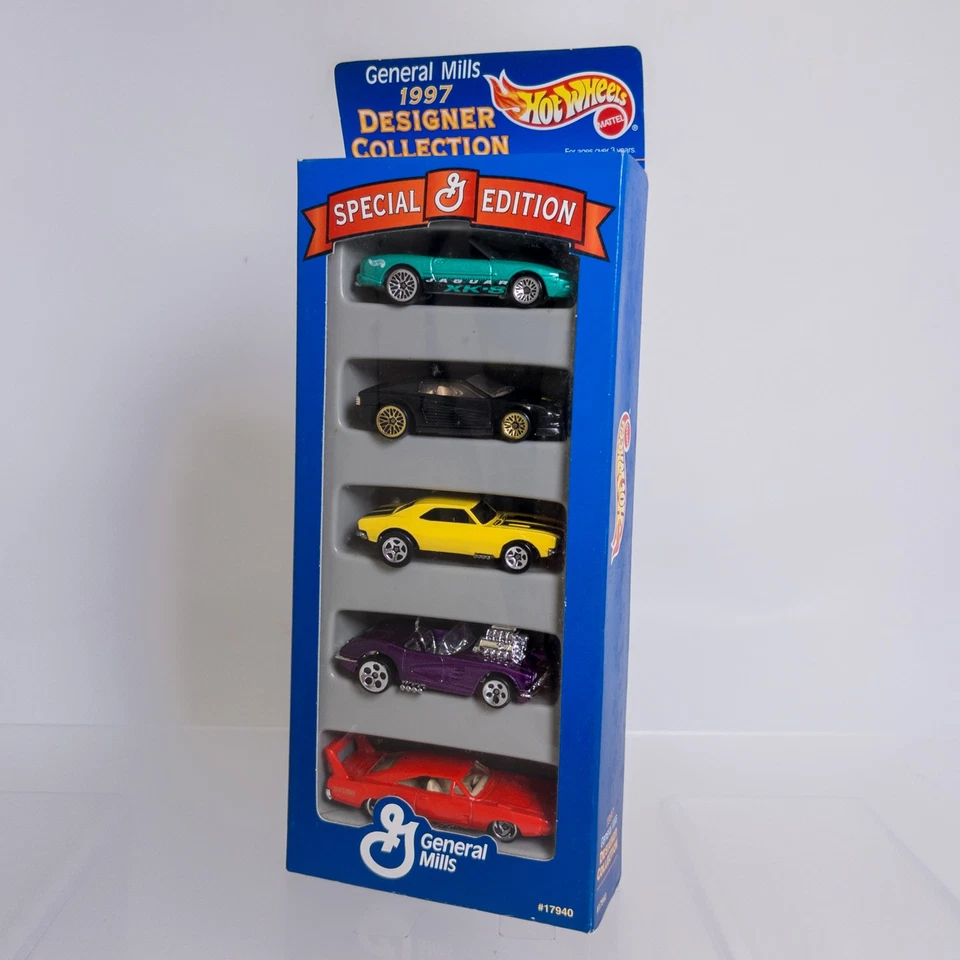 Mattel - Hot Wheels - Colección de Diseñador General Mills 1997 Paquete de 5 *Nuevo* Foto 1 de 2
