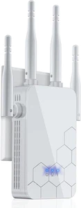 2025 Wifi Extender Internet Booster, 10000 Sq.Ft Long Range Repeater Wireless Ro - Afbeelding 1 van 12