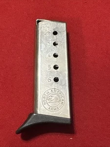 NORTH AMERICAN ARMS GUARDIAN 6 ROUND 380 ACP MAGAZINE W/PINKY EXTENSION MAG 6699 - Picture 1 of 6