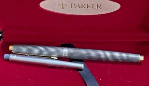 Parker 75 Fountain Pen Sterling Silver XF Barrel Made in Australia and France - Picture 1 of 13