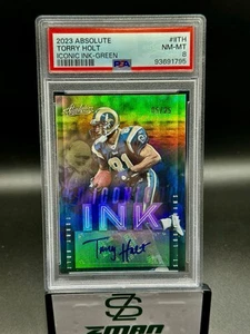 2023 Panini Absolute - Iconic Ink Torry Holt #II-TH Green /25 (AU) - Picture 1 of 2