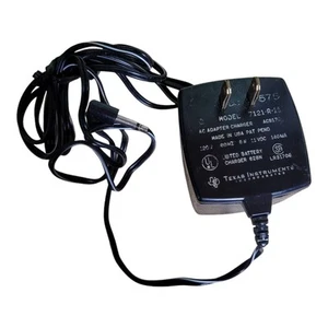 TEXAS INSTRUMENTS TI-5050 AC ADPTER 7121-R-11 CALCULATOR GENUINE OEM POWER CORD - Picture 1 of 4
