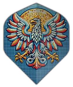 Dart Flights 10 Sets DartsClearance Eagle Design 100 Micron No2 MADE IN BRITAIN - Picture 1 of 3