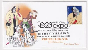 DISNEY VILLIANS 101 DALMATIANS CRUELLA DE VIL Stamp Colton FDC C9439 - Picture 1 of 1