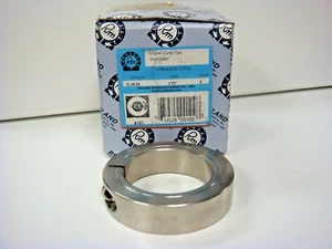 (1) RULAND CL-40-SS STAINLESS STEEL SHAFT COLLAR ONE PIECE CLAMP 2.500" BORE - Picture 1 of 3