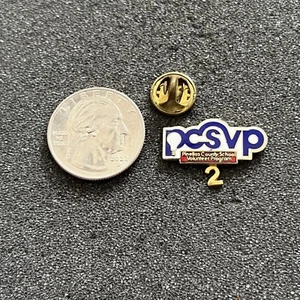 PCSVP Pinback Programa de Voluntariado Escolar del Condado de Pinellas Florida 2 Años #44242 - Imagen 1 de 2