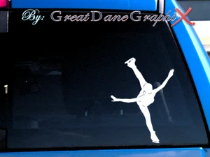 Figure Skater #1 (Custom Avail) -Vinyl Decal Sticker -Color Choice -HIGH QUALITY - Picture 1 of 2
