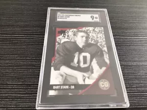 2014 UD Conference Greats Black Bart Starr #2 8/10 SGC 9 - Picture 1 of 3