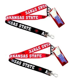 Arkansas State Red Wolves NCAA Ombre Lanyard 2 Pack - Picture 1 of 2
