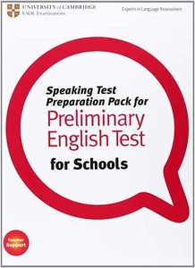 Speaking Test Preparation Pack for PET for Schools Paperback with DVD, Cambridge - Picture 1 of 1
