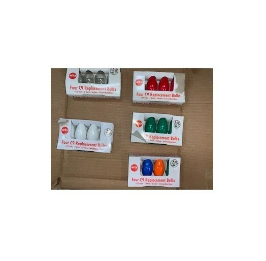 C9 Bulb 120v 7watt Christmas outdoor intermediate/medium base - Image 1 of 1