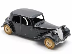 Dinky Toys Citroen Traction Avant 11 BL 24N 2nd NERO 1/43 die cast model car - Foto 1 di 6