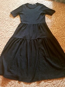 InWear Maxi Tk Maxx Sommer Stretch Kleid Hippie Tunika Gothic Kaftan M L 38 40 - Bild 1 von 1