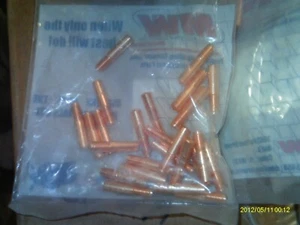2PCKS 0F 25-PK 000069 Mig Welding Contact Tip .045" for Miller 000-069 Hobart - Bild 1 von 2