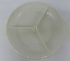 Tupperware Suzette 3-Section Divided Relish Dish~USED~#608~No Handle - Picture 1 of 6