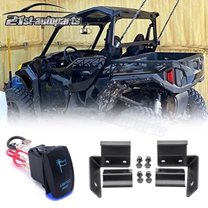LED Flag Whip Antenna Reverse Light Mount Rocker Switch For Polaris General 1000 - Picture 1 of 4