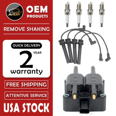 Ignition Coil & Spark Plug & WiresReplacement for Chrysler Dodge Plymouth 95-10 - Image 1 of 4