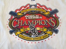 Chicago White Sox 2005 World Series Champion White T-Shirt 12 Pc Vintage MLB