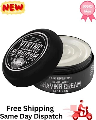 Luxury Shaving Cream for Men- Sandalwood Scent - Soft, Smooth & Silky Shaving UK