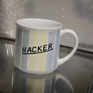 HACKER SYNTAX ERROR Coffee Mug by Recycled Paper Products Japan - Picture 1 of 5