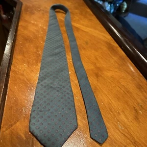 Vintage Krawatte Bert Pulitzer Krawatte grün mit schwarzen Boxen - Bild 1 von 3