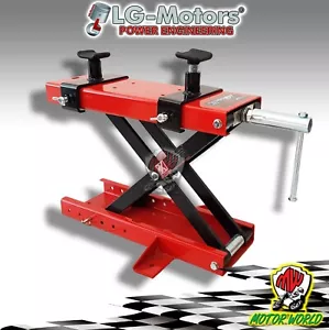 CAVALLETTO CENTRALE ALZAMOTO REGOLABILE MOTARD SUPERMOTARD ENDURO CROSS PIT BIKE - Foto 1 di 3