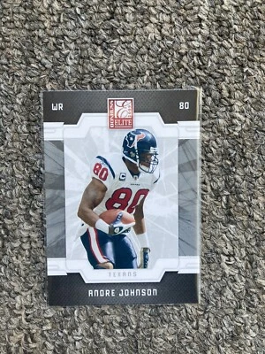 2009 Donruss Elite #40 Andre Johnson Houston Texans Football Card - Image 1 of 2