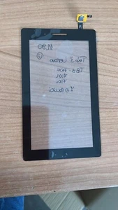 P1 VETRO +TOUCH SCREEN LENOVO TAB3 TAB 3 710F 710J 710I NERO - Foto 1 di 2