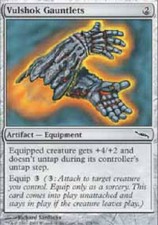 VULSHOK GAUNTLETS X4 4 4X Mirrodin MTG Magic the Gathering Cards DJMagic