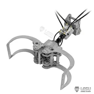 1/14 Metal Hydraulic Wood Clamp for LESU RC Excavator ET35 B0006 Model Parts - Picture 1 of 11