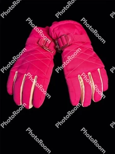 Girls Youth Champion C9 Ski Gloves Neon Pink Color NWOT WaterProof Size 4/7 - Picture 1 of 6