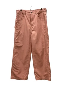 Dickies Women’s 6R Ankle Cargo Wide Leg PINK Ankle Jeans Hi Rise - Picture 1 of 7