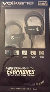 Volkano Race Series Wireless Bluetooth Stereo Earphones Black (VK-1008-BK) - Picture 1 of 1