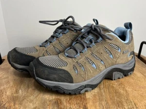 Scarpe da trekking Ascend Lisco basse donna Bone Dry impermeabili blu marrone taglia 7,5 - Foto 1 di 10