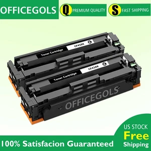 2PK CF410X Black Toner Cartridge For HP LaserJet Pro MFP M452dw M452nw M477fdw - Picture 1 of 3