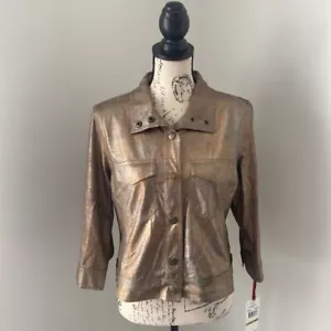 Ruby Rd. Tribal Revival Bronze Tone Jacket - Picture 1 of 8