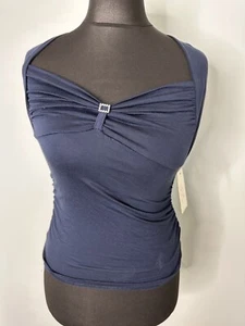 Coco Line Ladies Black Bandeau Top Size 8 - Picture 1 of 7