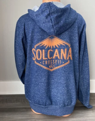 Solcana Crossfit Minneapolis Azul Sudadera con Capucha M Sudadera con Capucha Cremallera Completa Foto 1 de 4