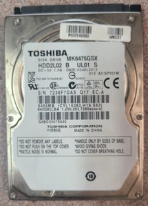 640 GB 2.5" Laptop Toshiba HDD W/ Microsoft Windows 10 HOME or PRO installed - Picture 1 of 1