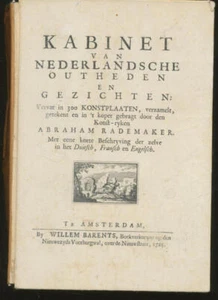Kabinet van Nederlandsche outheden en gezichten: vervat in 300 konstplaaten, v.. - Picture 1 of 1