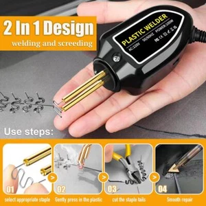 Plastic Welder Hot Stapler Welding Machine Soldering Car Bumper 100W Repair Tool - Bild 1 von 14