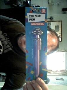 KID'S ROBOT 6 MULTI COLOURED PEN BIRTHDAY CHRISTMAS SCHOOL FREE UK POST - Picture 1 of 1